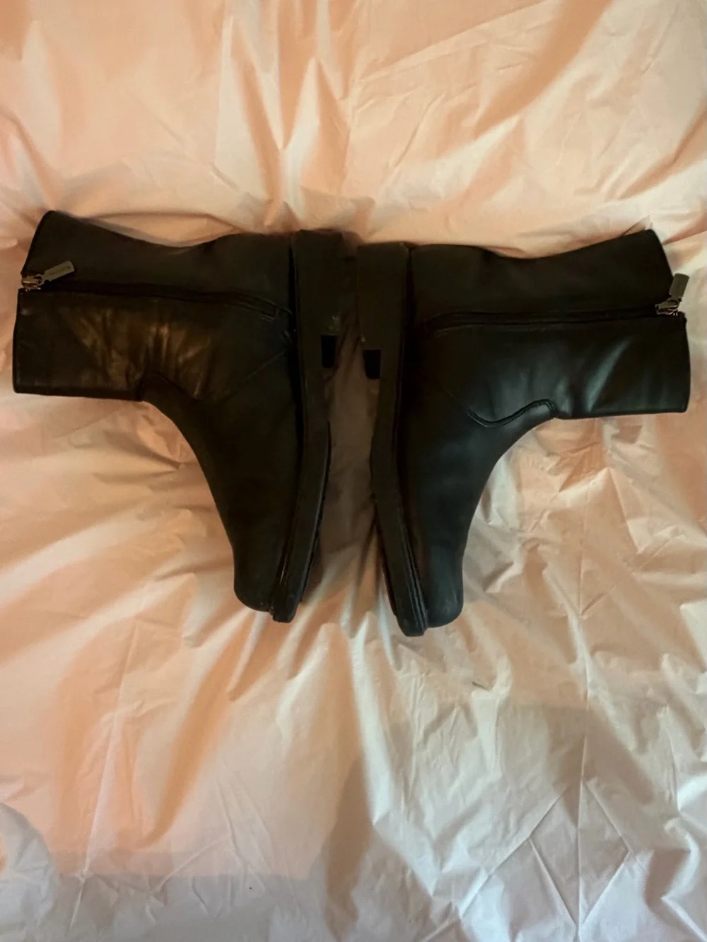 Men’s Blondo Black Leather Biker Slip-On Boots size 9.5